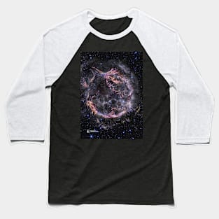 Cassiopeia A  (James Webb/JWST) Baseball T-Shirt